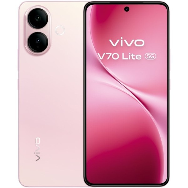 Smartphone Vivo V70 Lite 6GB/ 256GB/ 6.77″/ 5G/ Rosa