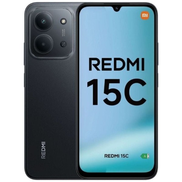 Smartphone Xiaomi Redmi 15C 4GB/ 128GB/ 6.9″/ Negro