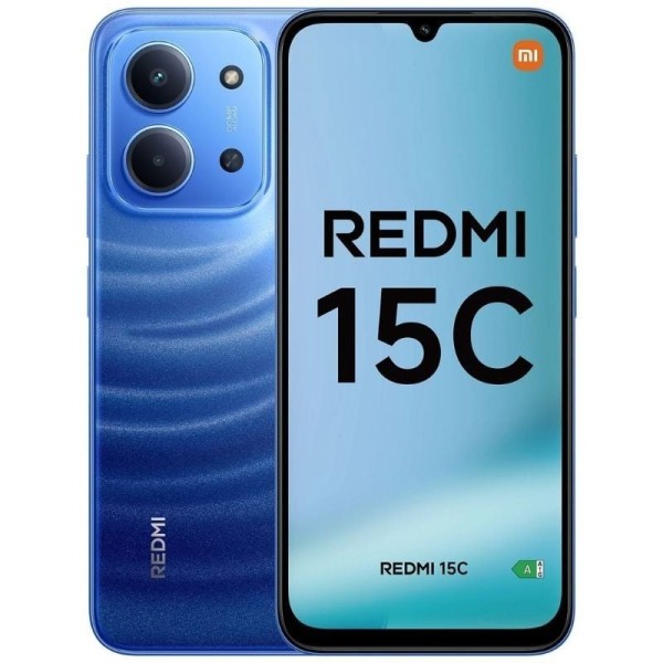 Smartphone Xiaomi Redmi 15C 4GB/ 256GB/ 6.9″/ Azul
