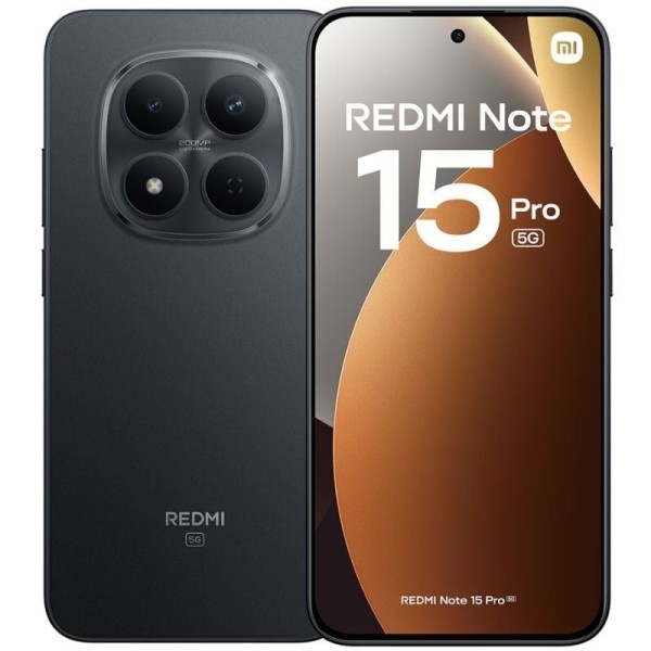 Smartphone Xiaomi Redmi Note 15 Pro 8GB/ 256GB/ 6.83″/ 5G/ Negro