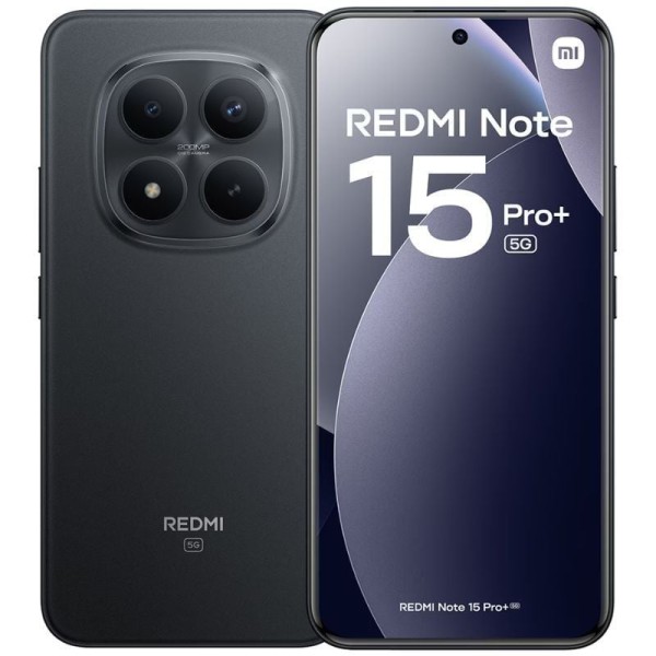 Smartphone Xiaomi Redmi Note 15 Pro Plus 8GB/ 256GB/ 6.83″/ 5G/ Negro