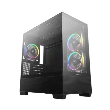 Caja ordenador gaming deepcool cg380u matx argb cristal templado negra