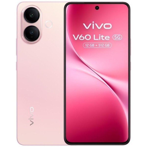 Smartphone Vivo V60 Lite 12GB/ 512GB/ 6.77″/ 5G/ Rosa