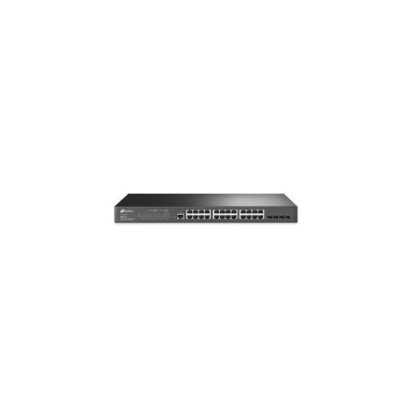 Switch 24 puertos 10 - 100 - 1000 + 4 sfp l2 tp - link