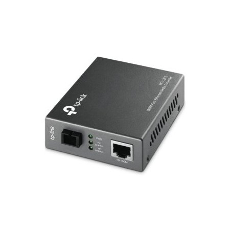 CONVERTIDOR FIBRA TP-LINK MC112CS RJ45 ETH A FIBRA MONOMODO SC Tx:1310nm, Rx:1550nm FULLDUPLEX HASTA
