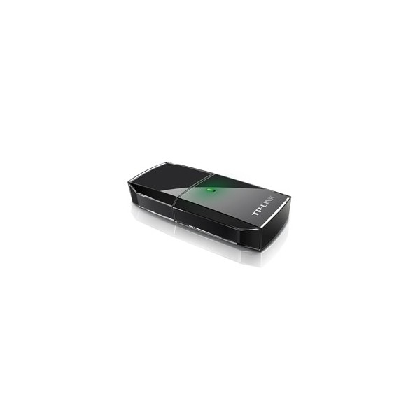 Adaptador usb 2.0 dual band wifi ac600 2.4 ghz y 5ghz tp - link negro
