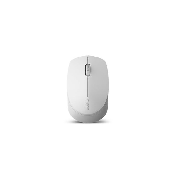 MOUSE RAPOO WIRELESS Y BLUETOOTH M100 SILENT 2.4G GHz BT 4.0 USB 3.0 3 BOTONES 1300 PPP GRIS CLARO