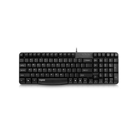 TECLADO RAPOO USB N2400 PORTUGUES RESISTENTE A SALPICADURAS MEMBRANA SELLADA