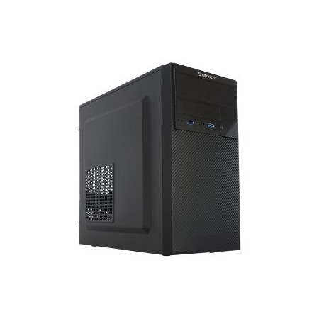 (Reacondicionado) CAJA MICROATX UNYKAch AERO C20 COLOR NEGRO 1 BAHIAS DE 5.25 USB3.0 Y 2.0 F.A 500W