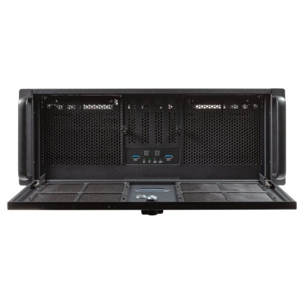 Caja rack unykach 4u 19 pulgadas plata