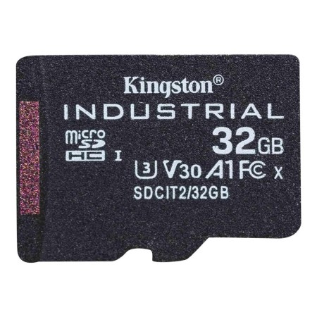 Tarjeta memoria micro secure digital sd hc 32gb kingston industrial clase 10 uhs - i u3