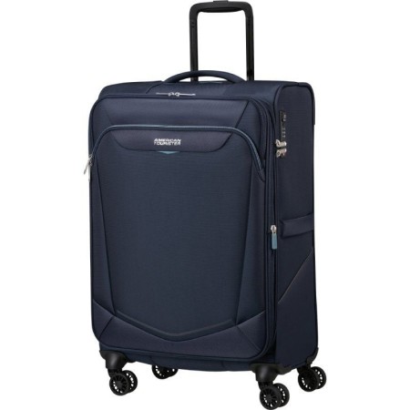 Maleta Mediana American Tourister SummerRide Spinner 69cm/ 69x43x29cm/ 4 Ruedas/ Azul Marino