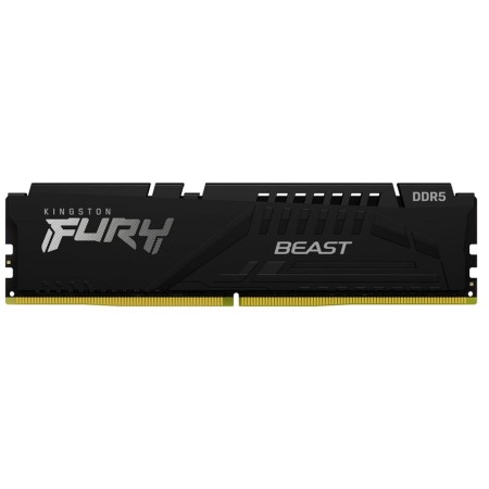 Memoria ram ddr5 32gb kingston - 5600mt - s - pc5 - 44800 - fury beast - cl40 - negro