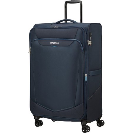 Maleta Grande American Tourister SummerRide Spinner 80cm/ 80x48x30cm/ 4 Ruedas/ Azul Marino