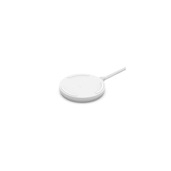 CARGADOR INALÁMBRICO BELKIN WIA001BTWH QI 10W CABLE USB-A A USB-C 1.2M NO INCLUYE ADAPTADOR CA BLANC