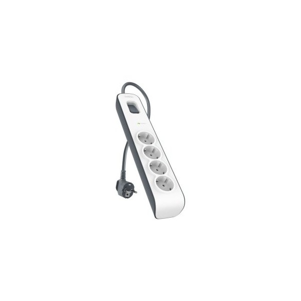 Regleta alimentacion belkin bsv400vf2m - v2 4 tomas proteccion sobretension cable 2m