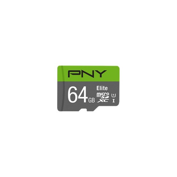 Tarjeta memoria micro secure digital micro sdhc elite pny 64gb clase 10 uhs - i u1