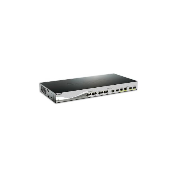 SWITCH GESTIONABLE L2 D-LINK DXS-1210-12TC 8-PORT 10GBASE-T, 2-PORT SFP+, 2-PORT 10GBASE-T/SFP+ COMB