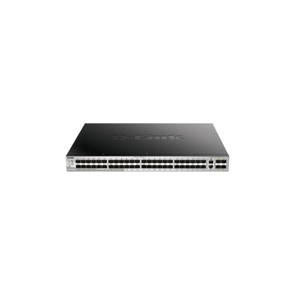 SWITCH GESTIONABLE L3 D-LINK STACKABLE DGS-3130-54S/E 48P SFP+ 2P 10G + 4P 10G SFP+