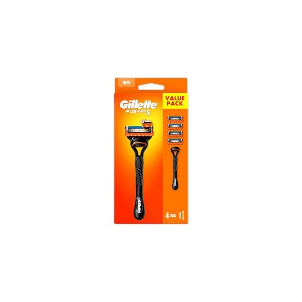 CUCHILLA DE AFEITAR GILLETTE FUSION 5 TECNOLOGIA FLEXBALL BANDA LUBRICANTE 4 RECAMBIOS