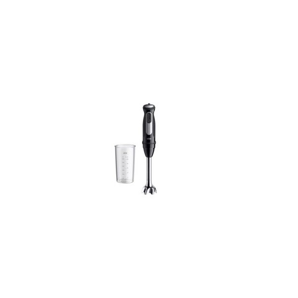 BATIDORA DE MANO BRAUN MQ55001M 1000W 25 VELOCIDADES ACCESORIO VASO MEDIDOR 600ml NEGRO