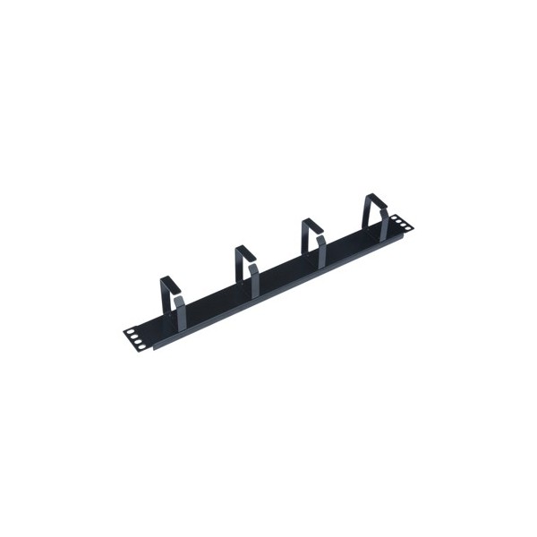 Panel pasa cables wp 1u - metalico - negro