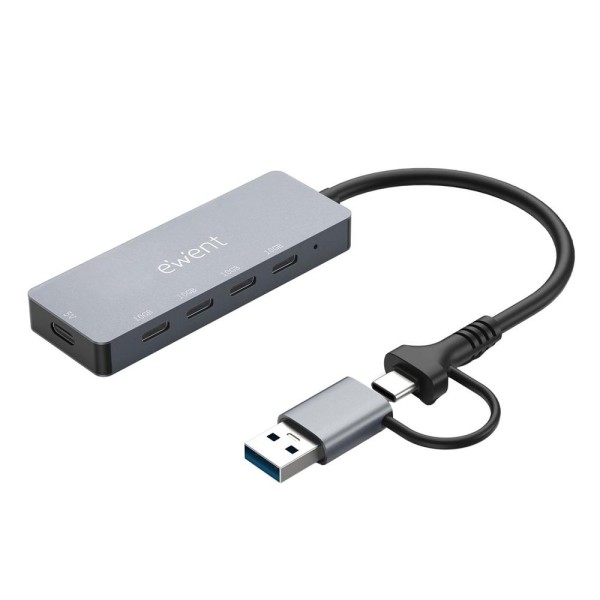 Docking station ewent ew1151 usb tipo c - usb 3.2 5 en 1