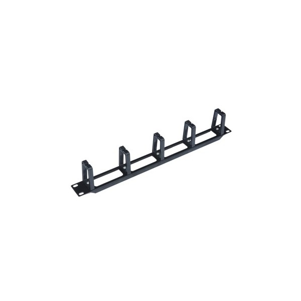 Panel pasa cables wp 1u plastico negro