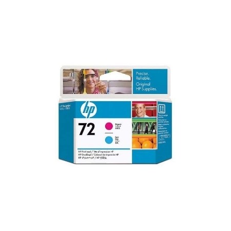 Cabezal impresion hp 72 c9383a cian - magenta designjet t610 t1100