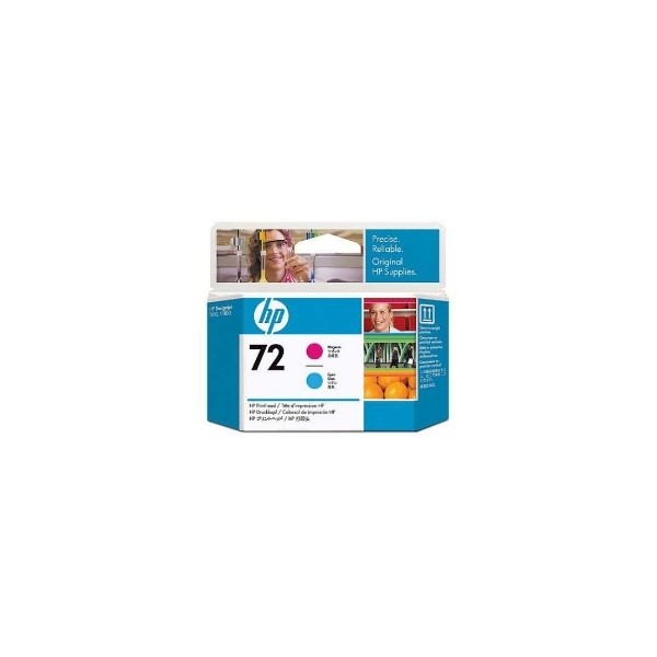 Cabezal impresion hp 72 c9383a cian - magenta designjet t610 t1100