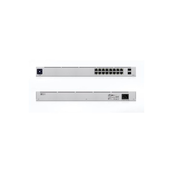 Switch 16 puertos ubiquiti susw - 16 - poe gigabit l2 2ptos sfp poex8 42w
