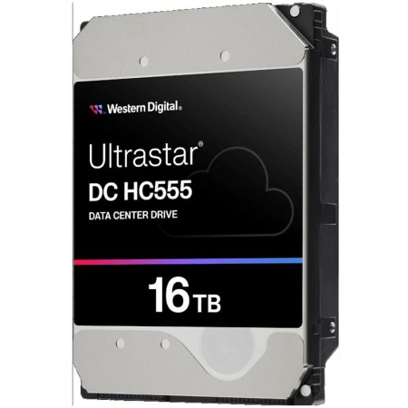 Disco duro interno hdd wd western digital ultrastar dc hc555 16tb 3.5 pulgadas sata3 7200rpm 512mb