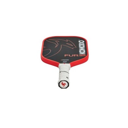 PALA PICKLEBALL KOMODO FURI RED 16mm SUPERFICIE CARBONO T700 CRUDO , NUCLEO HEXAGONAL POLIPROPILENO