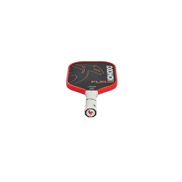 PALA PICKLEBALL KOMODO FURI RED 16mm SUPERFICIE CARBONO T700 CRUDO , NUCLEO HEXAGONAL POLIPROPILENO
