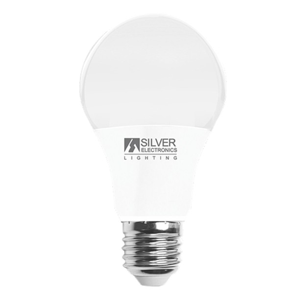 Bombilla led eco silver electronics estandar 10w - 57w - e27 - 3000k - 836 lm - 220º - luz calida - a+