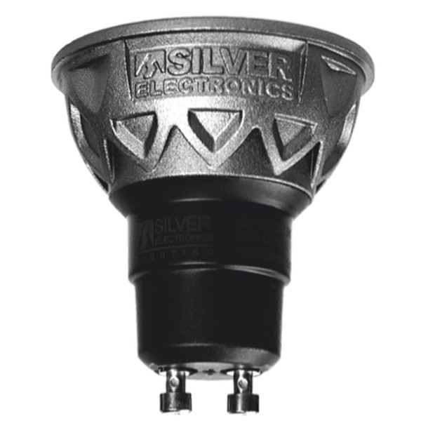 Bombilla led pro silver electronics dicroica 5w - 60w - gu10 - 3000k - 38º - 470 lm - luz calida - a+