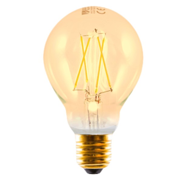 Bombilla led silver electronic filamento edison estandar 3w - 20w - e27 - 2.200k - 320º - 300 lm - luz extra calida - a++