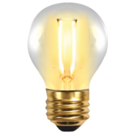 Bombilla led silver electronic filamento edison esferica 2w - 25w - e27 - 2.200k - 320º - 150 lm - luz extra calida - a+