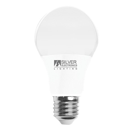 Bombilla led eco silver electronics estandar 8w - 48w - e27 - 3000k - 660 lm - 220º - luz calida - a+