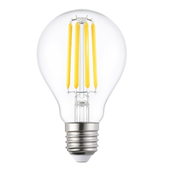 Bombilla led silver electronic filamento transprente estandar 6w - 80w - e27 - 2700k