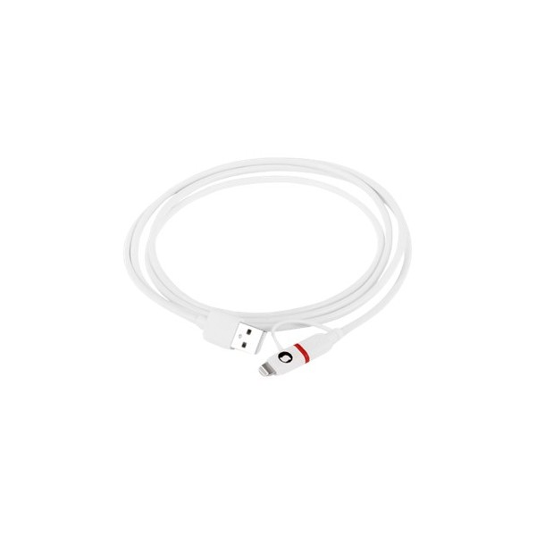 Cable silver ht micro usb combo - lightning macho - macho - 1.5m - blamco