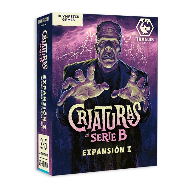 Juego de mesa criaturas de serie b - expansión