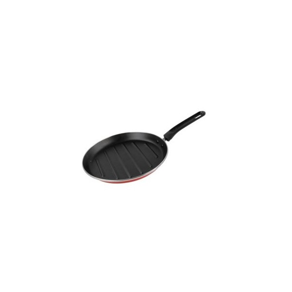 ASADOR MAGEFESA K2 ROJO 28 BAJO ACERO ANTIADHERENTE EFECTO PIEDRA TODO TIPO COCINA APTA LAVAVAJILLAS