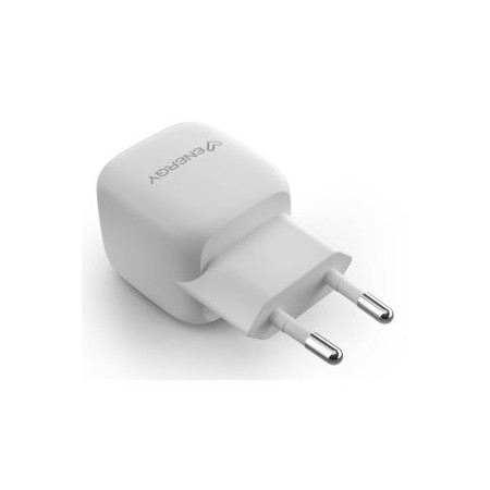 CARGADOR USB GAN ENERGY SISTEM 500901 45W 1xUSB-C PD DISEÑO COMPACTO COLOR BLANCO