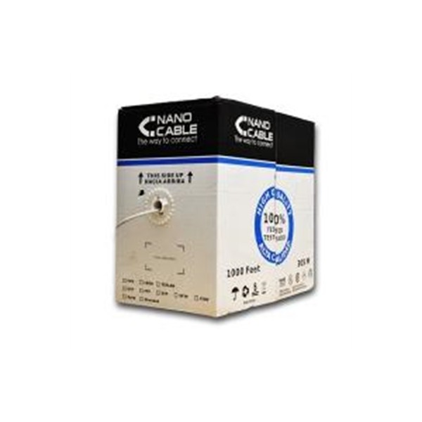 Nanocable Bobina Cable RJ45 CAT6 FTP 305 M Cobre