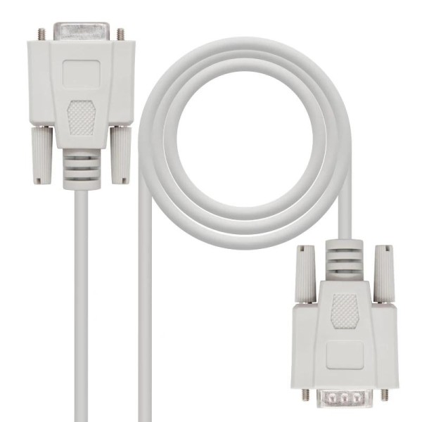Nanocable Cable Serie Modem DB9/M-DB9/H