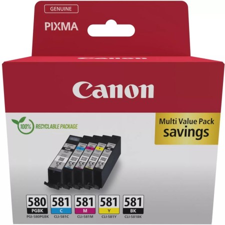 Multipack canon pgi - 580 pgbk  cli - 581 cymbk