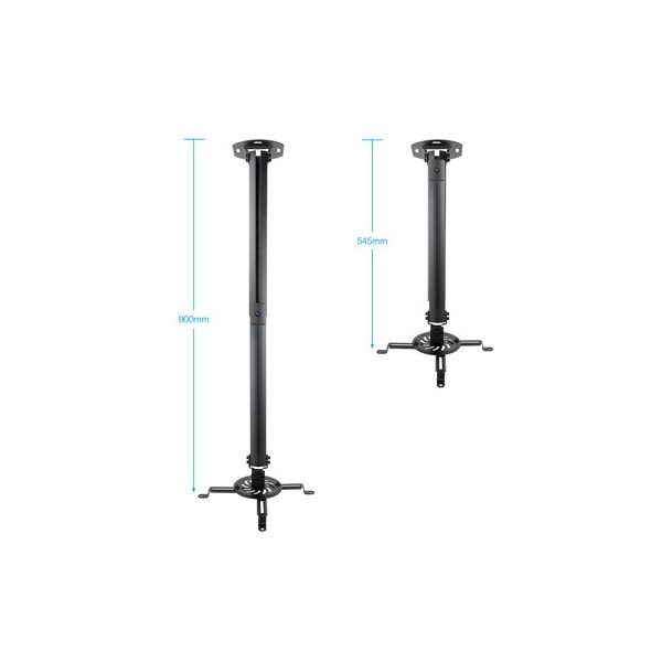 Soporte techo tooq proyectorpj3030tn - b carga maxima 20kg