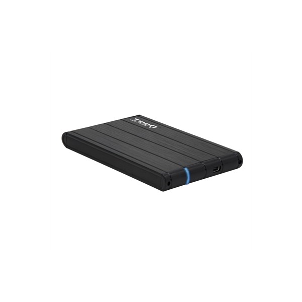 Caja externa tooq tqe - 2530b para hdd 2.5 pulgadas sata 3 usb 3.0 negro