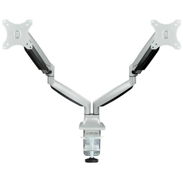 Soporte mesa monitor tooq db3132tnr - s 13 pulgadas - 32 pulgadas 2 brazos carga maxima max 9kg - brazo